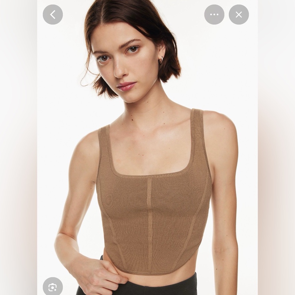 Aritzia Sculpt Bustier Tank Size Small Like New